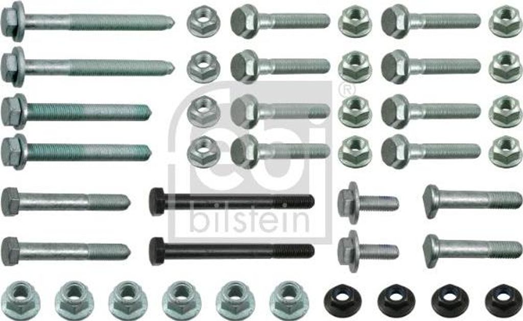 FEBI BILSTEIN 21498 Montagesatz, Querlenker OE KIT02 kompatibel mit Passat 3B, Superb, A8 4D, A6 4B, A4 8D