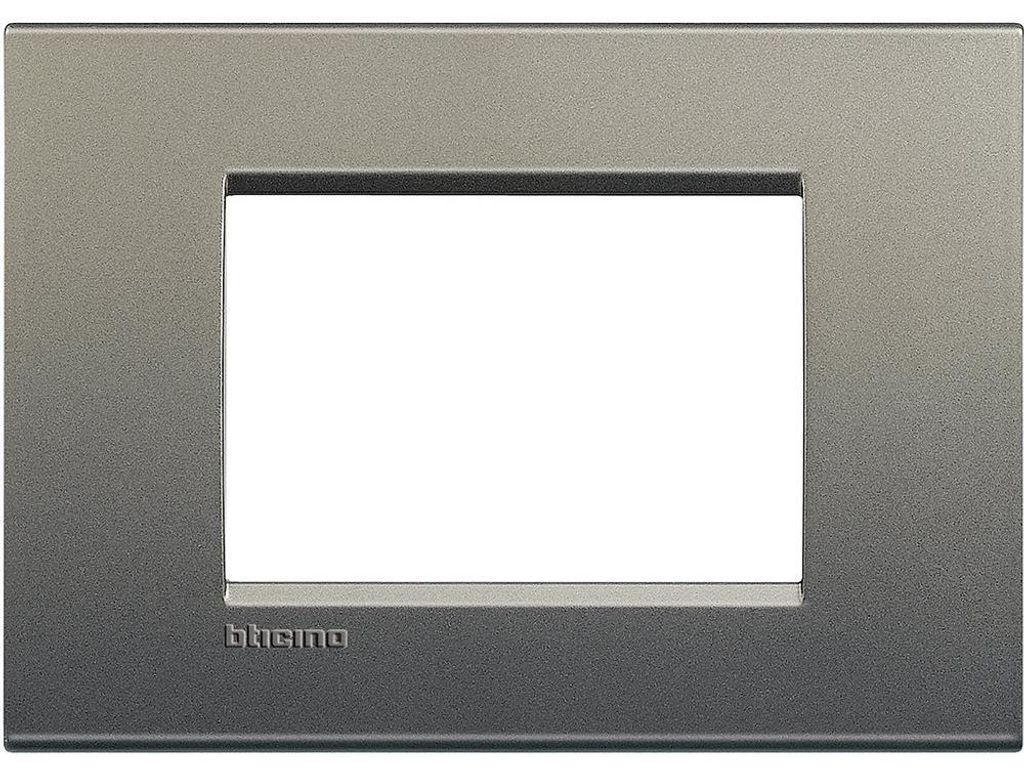 bticino LNA4803AE, Grau, Schraubenlos, Bticino, 120 mm, 86 mm, 1 Stück(e)