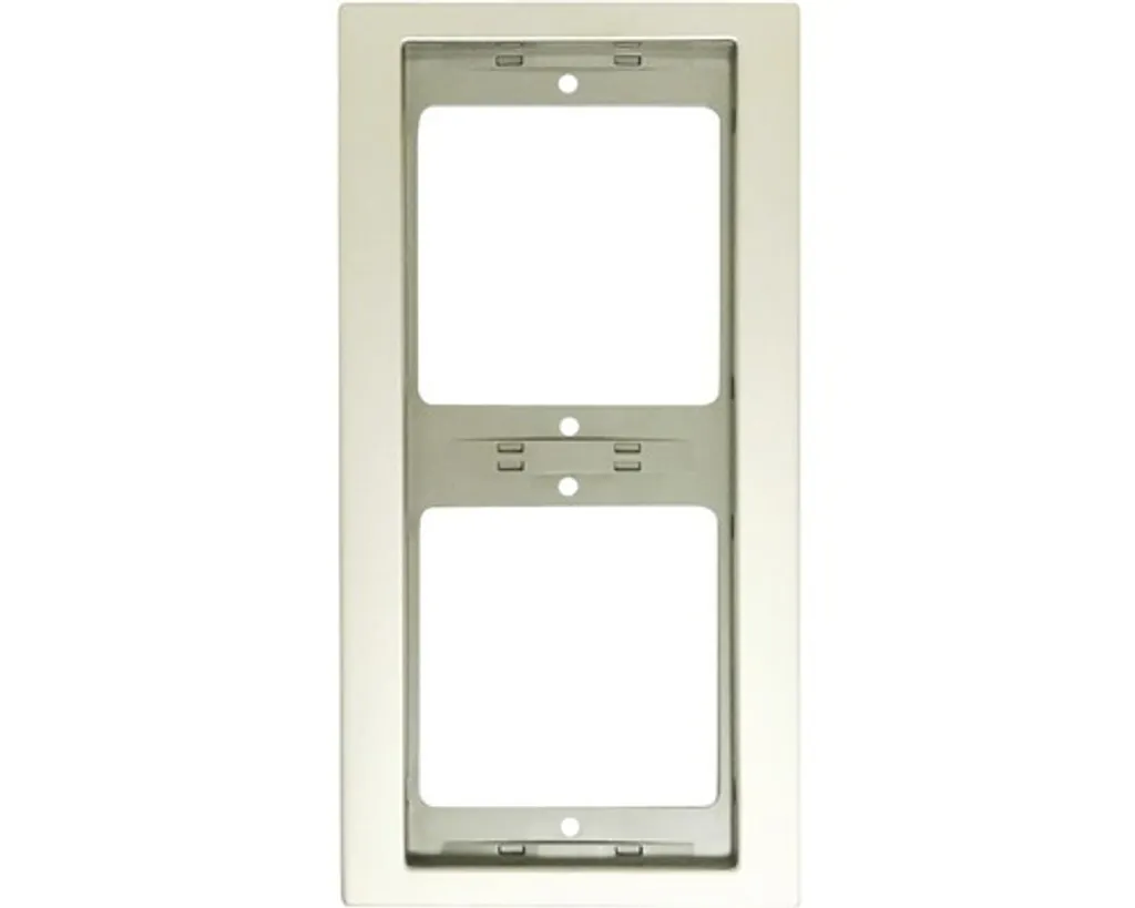Cadre Berker K.5 inox mat 2 postes pour masquer les traces et rénover