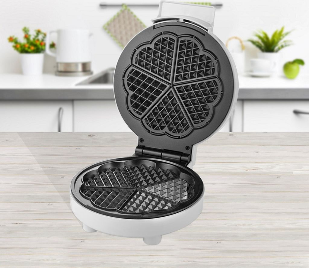 Waffeleisen mit Antihaftbeschichtung 5 fach Herzform 1000 Produktbild 