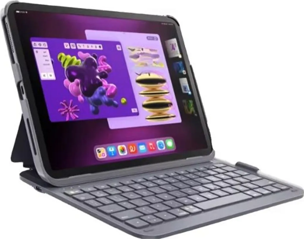 DEQSTER Slim Pro Coque Clavier iPad Pro 12.9 Ultra-fine et Réactive