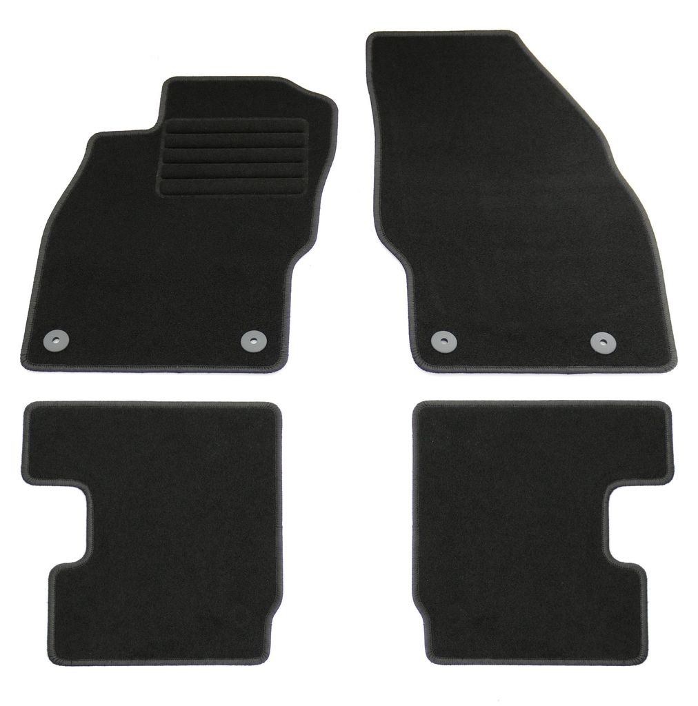 Fußmatten-Set für Opel Adam (inkl. Adam Rocks), 01/2013-, 4-teilig, Schwarz