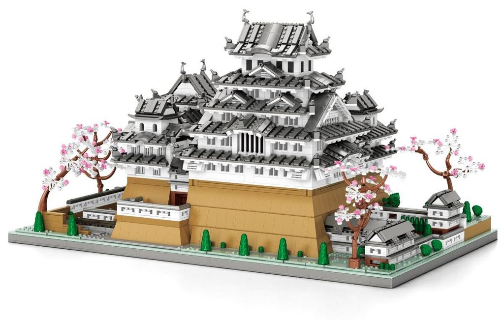 Burg Himeji 55017 7105 teile Klemmbaustein