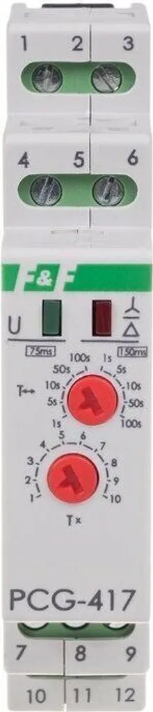 Relais de démarrage étoile-triangle PCG-417 DUO pour tableau triphasé