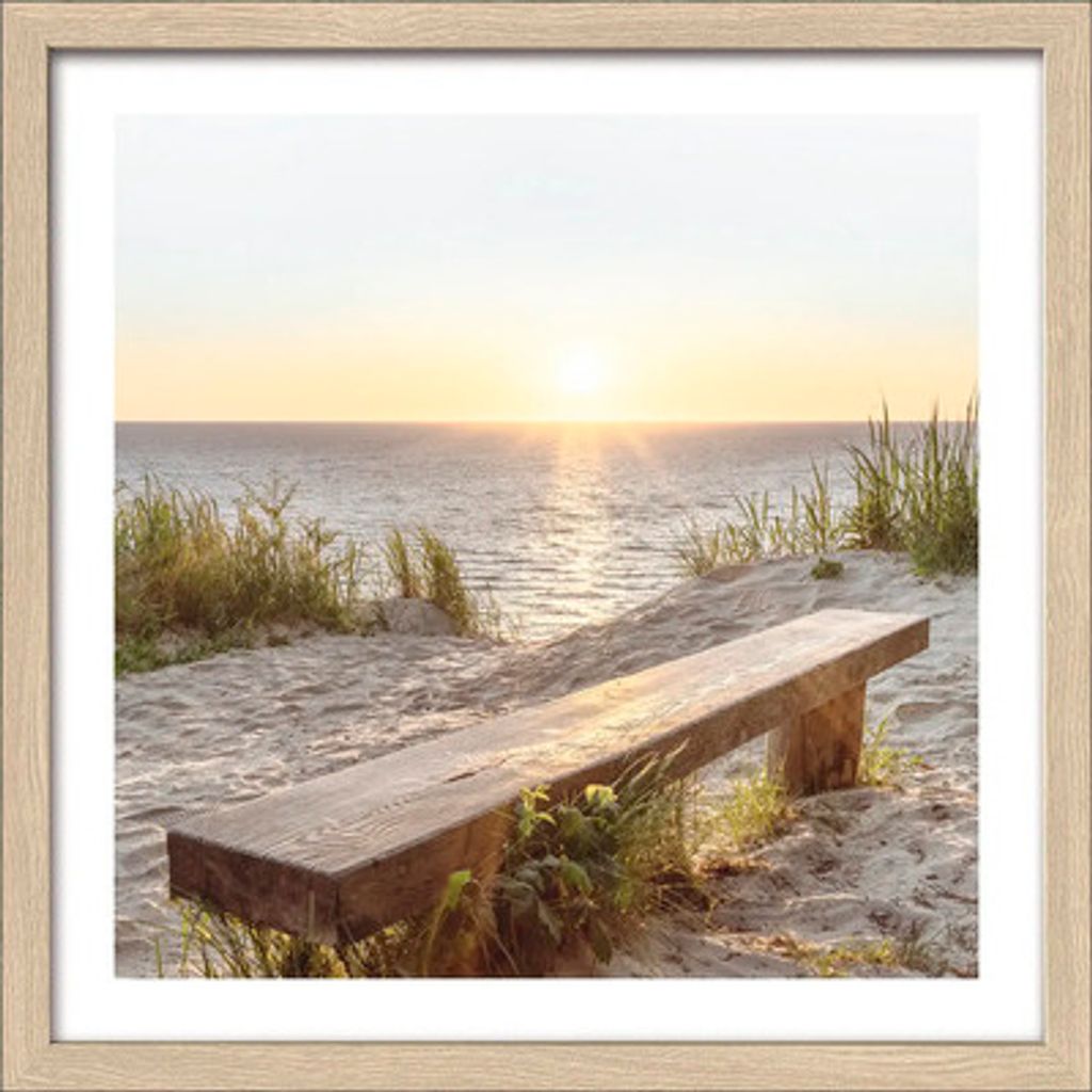 Gerahmtes Bild Nordic Beach Atmosphere III 33x33 cm Produktbild 
