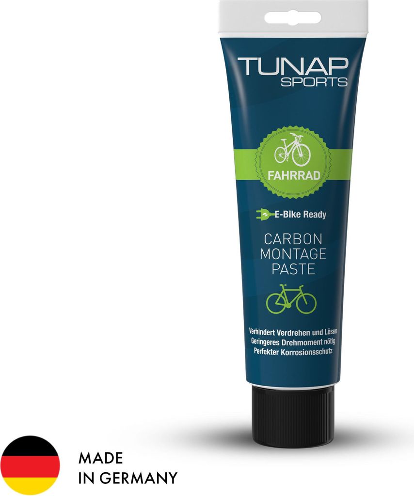 TUNAP SPORTS Carbon Montagepaste 50g | Sicherer Halt ohne Produktbild 