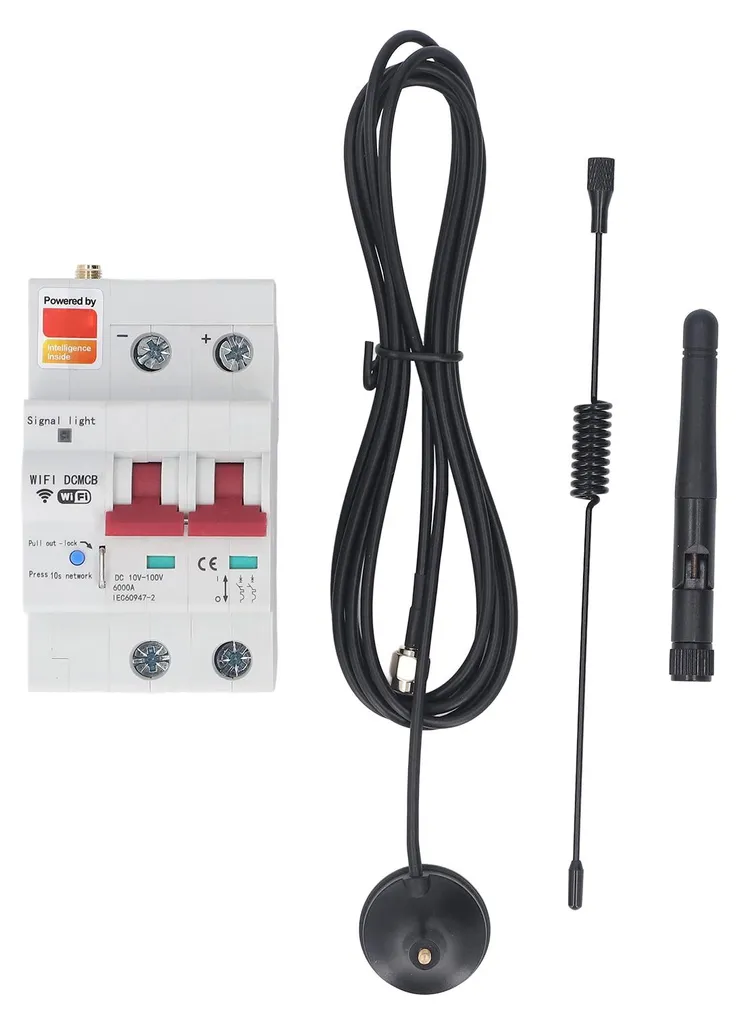Commutateur de Circuit Connecté Wi-Fi 80A pour Réseau Solaire 100V Max