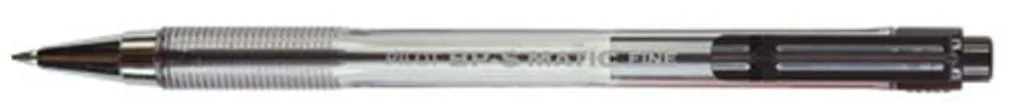 Stylo bille noir Pilot BP-S Matic F écriture fluide pointe rétractable
