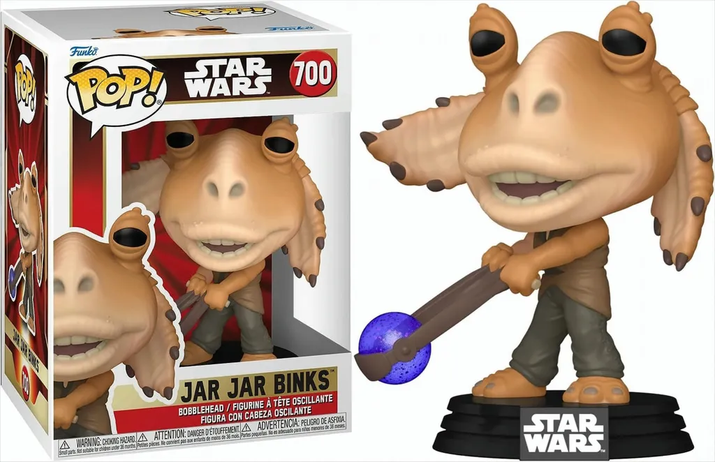 Complétez votre collection Star Wars avec Jar Jar Binks Pop 9 cm
