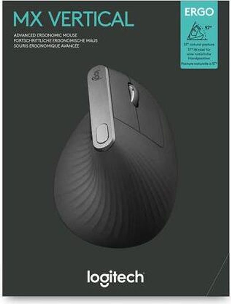 Logitech Wireless Mouse MX Vertical ergonomisch black Obrázok produktu 35