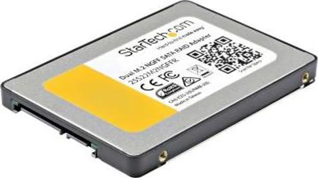 StarTech.com Adaptateur Double M.2 SATA avec RAID 2,5 pouces 35S22M2NGFFR - 9