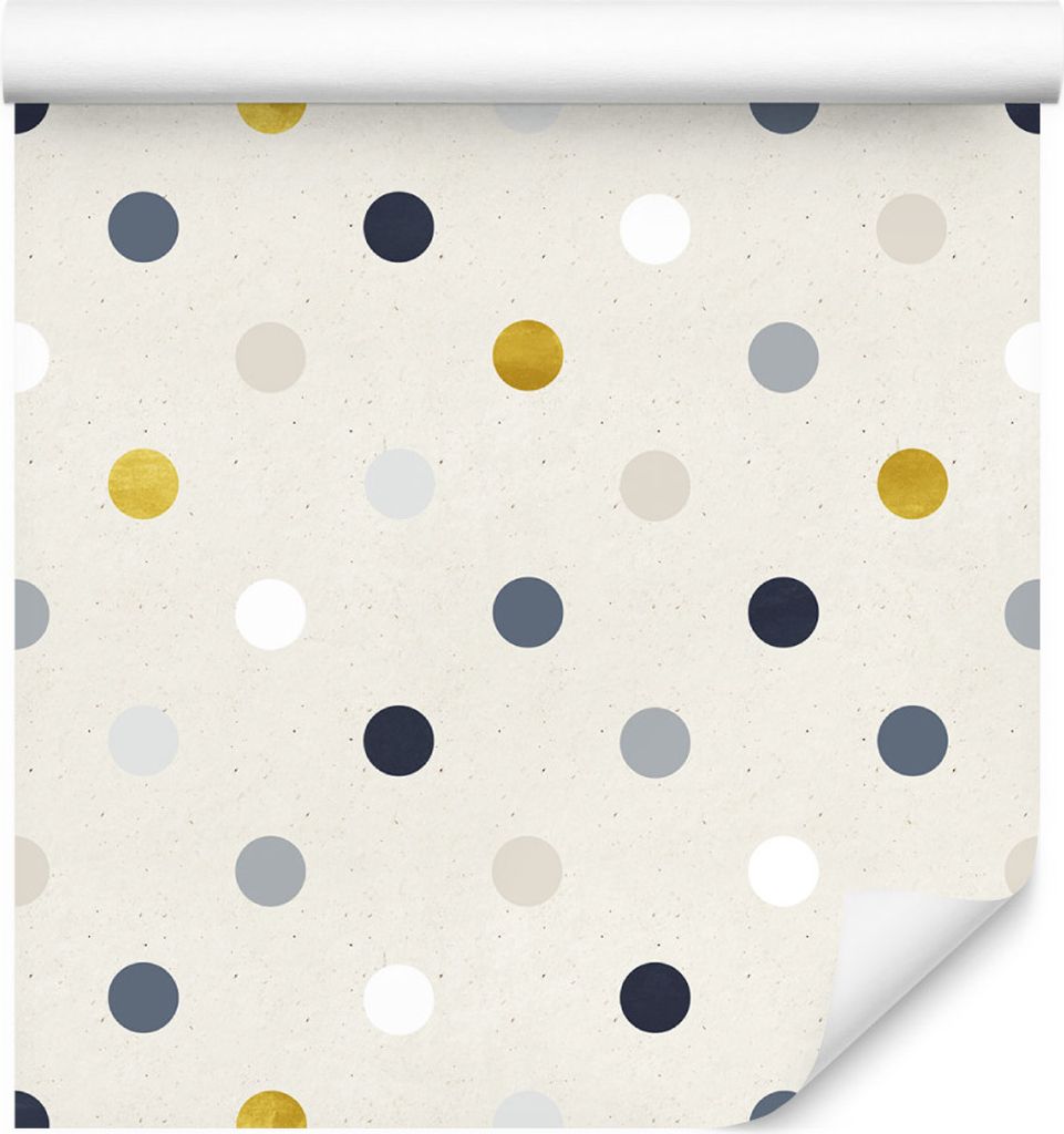 10m VLIES TAPETE roll dots circles polka dots minimalism Obrázek produktu