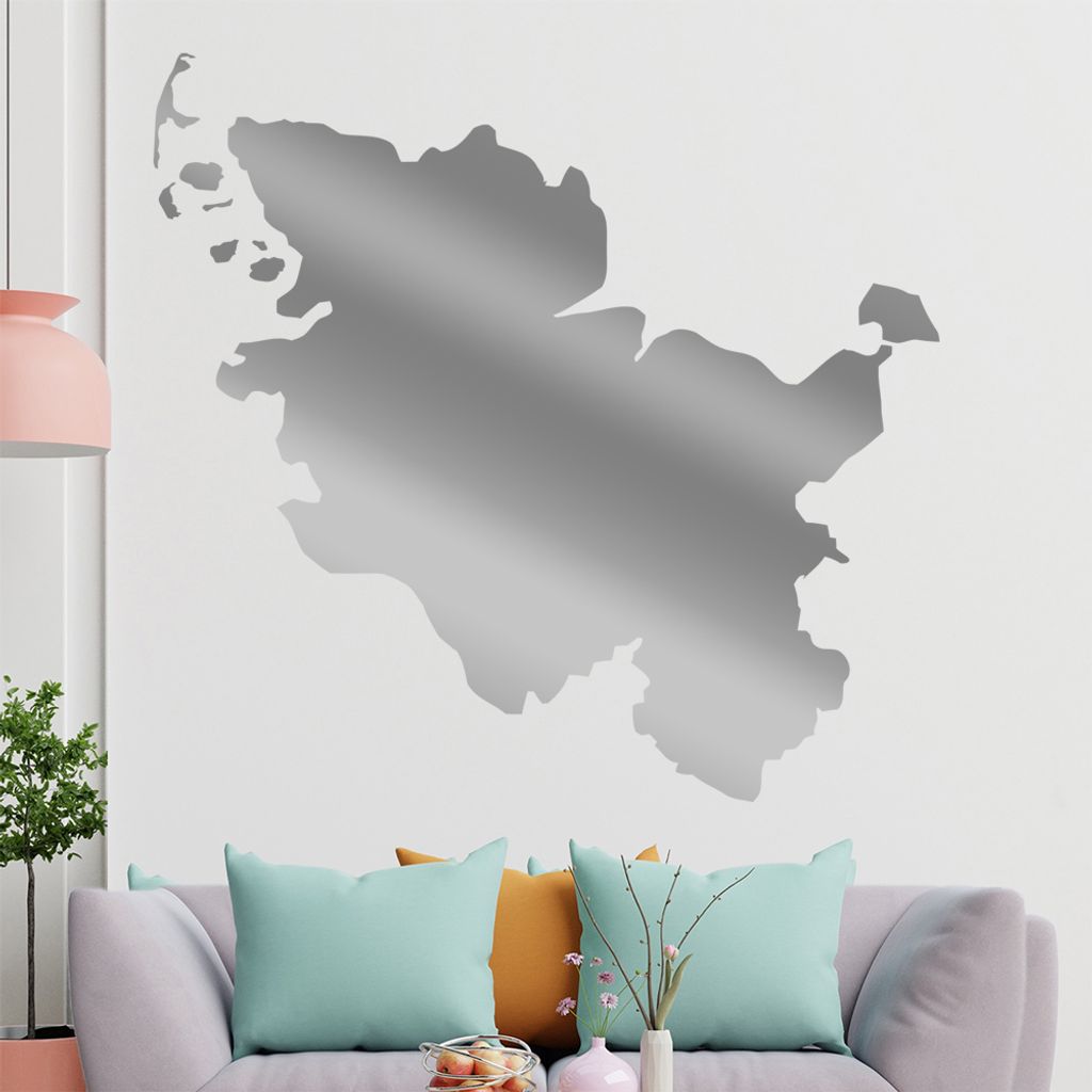 KIWISTAR Bundesland Schleswig-Holstein - Kiel Sylt Wandtattoo in 6 Größen - Wandaufkleber Wall Sticker - Dekoration, Küche, Wohnzimmer, Schlafzi...