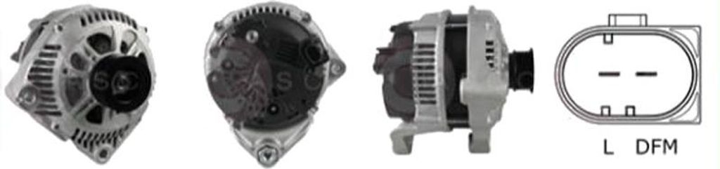 CASCO CAL15295AS Lichtmaschine Generator LiMa 150A 12V für BMW 3 Limousine (E46) 3 Touring (E46) 3 Compact (E46) für LAND ROVER Freelander SUV (L...