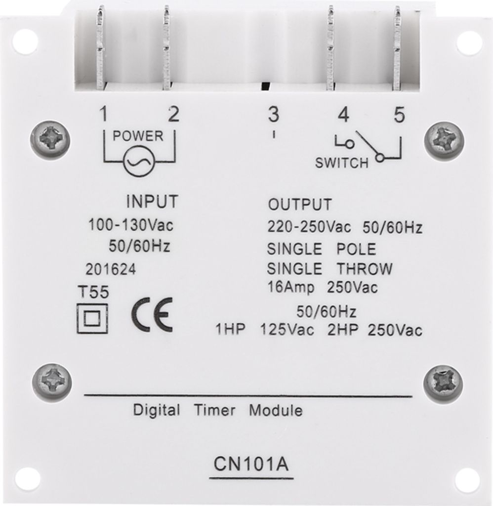 Digitale Zeitschaltuhr Wöchentlich programmierbare elektronische Relais-Zeitschaltuhr (110VAC)
