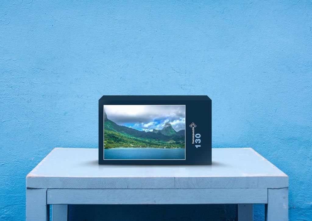 hansepuzzle 44976 - Insel Puzzle, 130 Teile, Natur, 28,7 x 20,0cm mit hochwertiger Aufbewahrung, Kartonbox und wiederverschließbarem Beutel