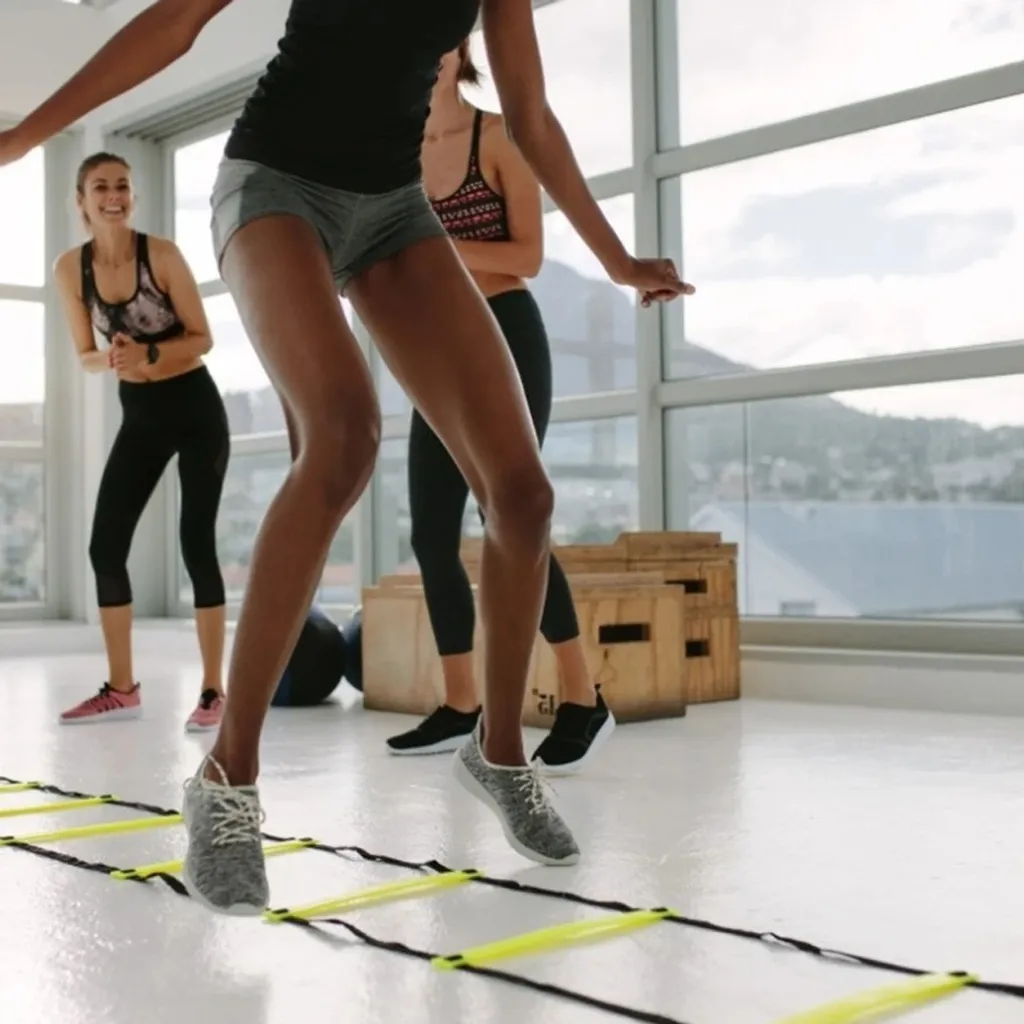 Échelle d'agilité pour sport de 6m exercice coordination et rythme