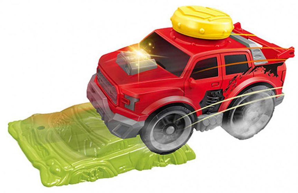 spielzeugauto Power Monster 23 x 10 cm rot/grün 2-teilig