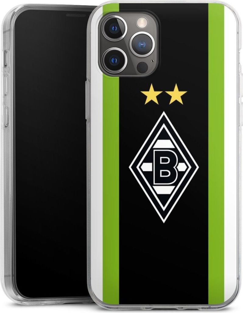 DeinDesign Handyhülle für Apple iPhone 12 Pro Silikon Hülle Case Smartphone Schutzhülle Borussia Mönchengladbach Gladbach Logo
