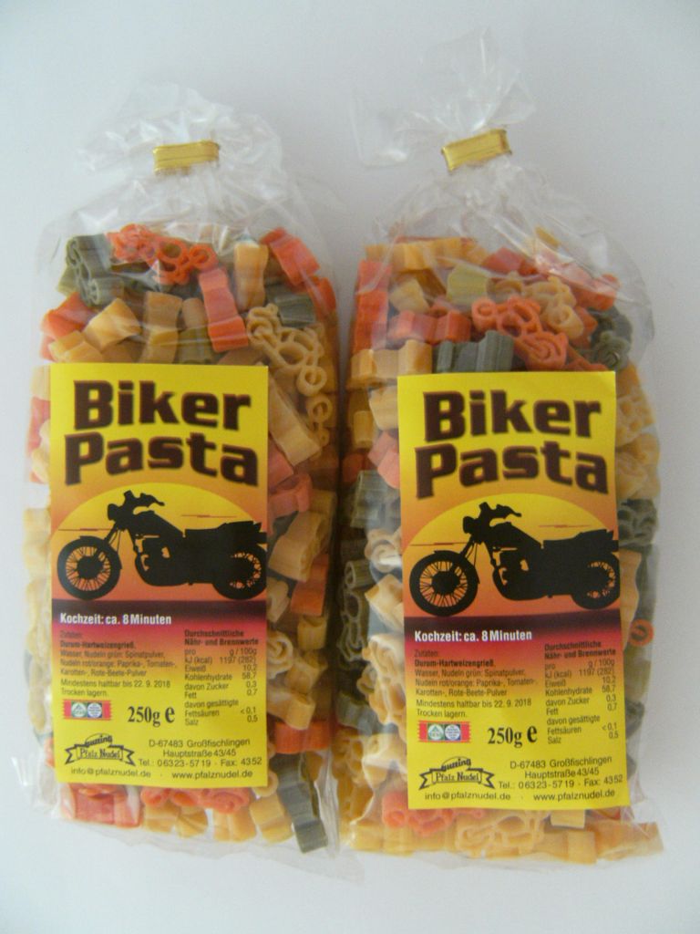 Streuteile Biker aus Nudelteig, 2X 250 g, Nudeln, Pasta, Produktbild 