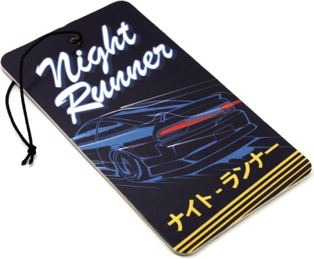 Lufterfrischer Duftbaum für Auto Tuning Zubehör Autoduft Wunderbaum Duft Neuwagen Innenraum 24 Night Runner