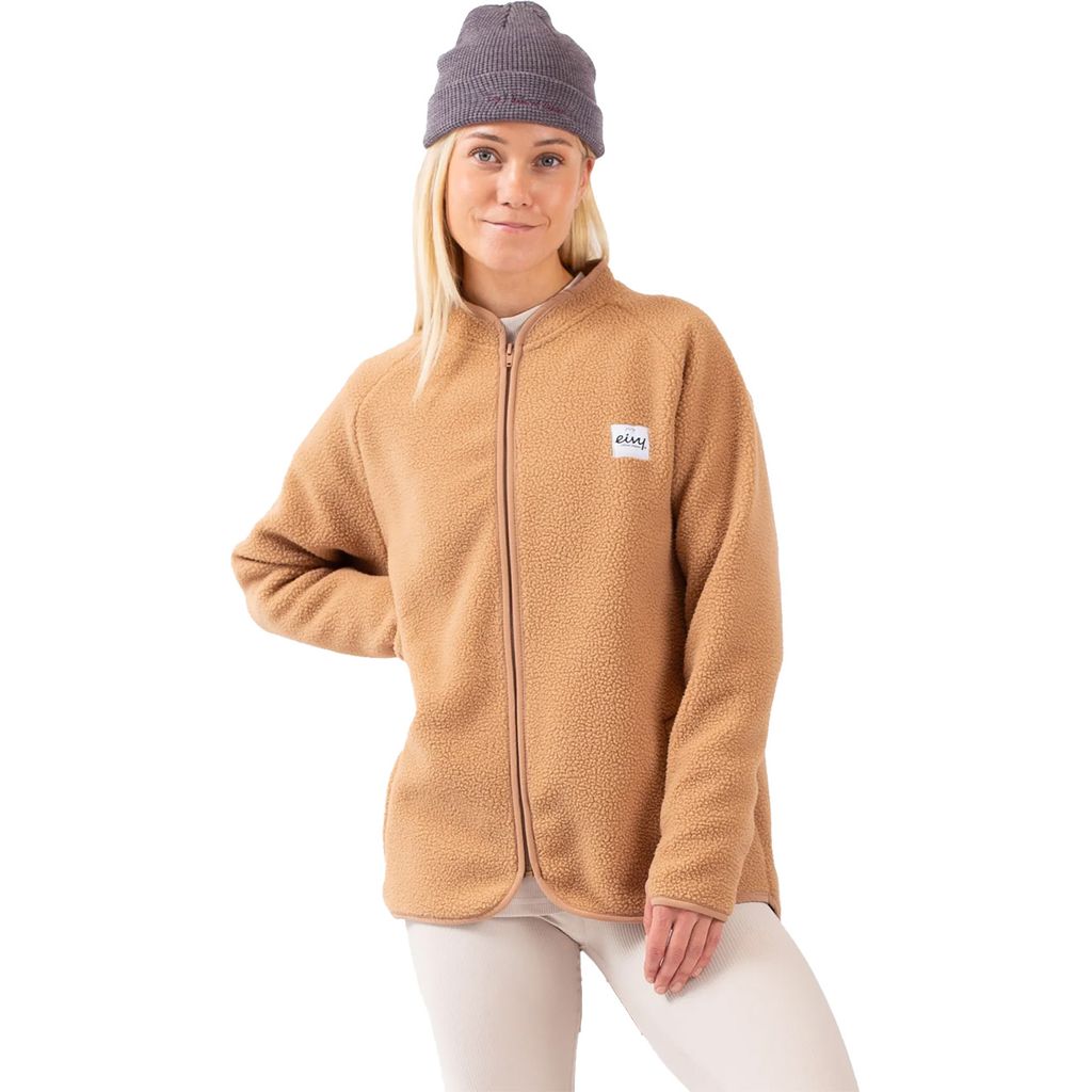 Eivy Damen Fleecejacke Redwood Sherpa Jacket, Größe:S, Farben:faded coffee