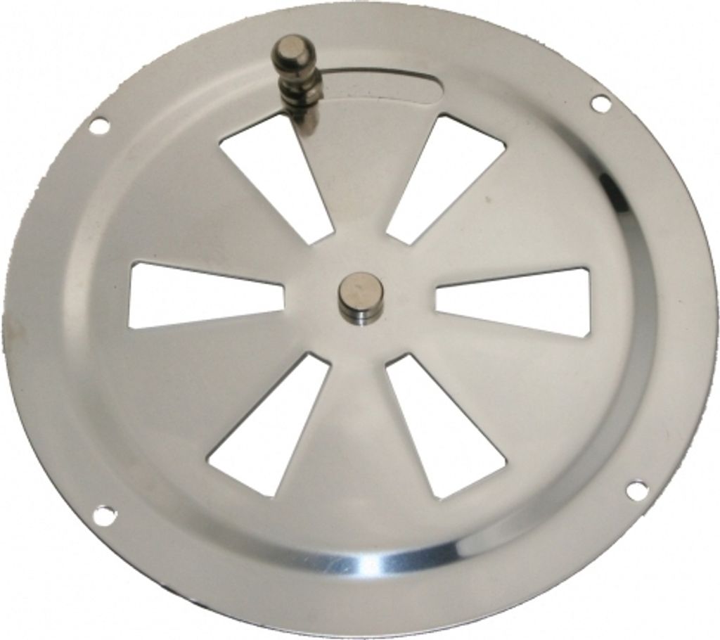 Lüftungsrosette 125 mm Lüftungsblech Kiemenlüfter Edelstahl ARBO-INOX
