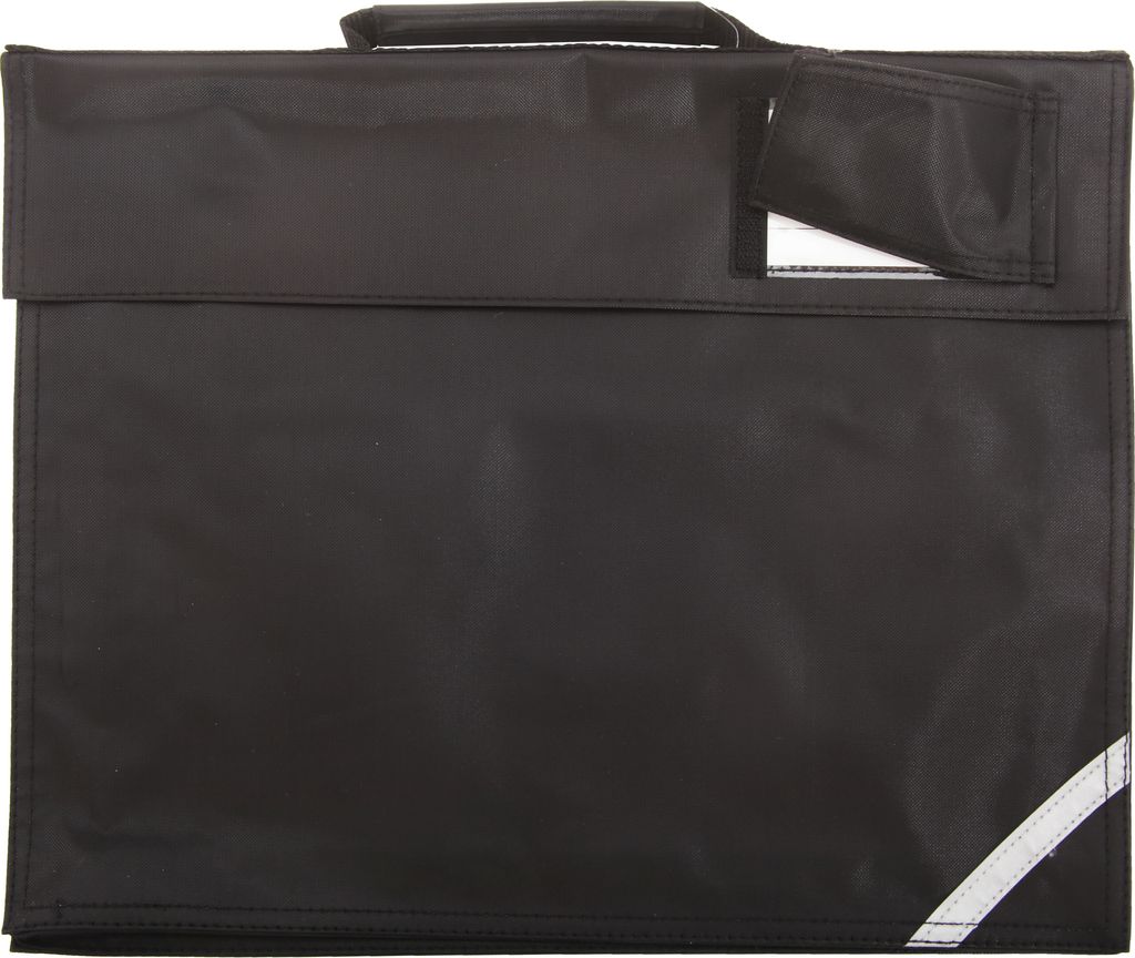 Quadra Jugend Büchertasche - 5 Liter (2 Stück/Packung) BC4340 (Einheitsgröße) (Schwarz)