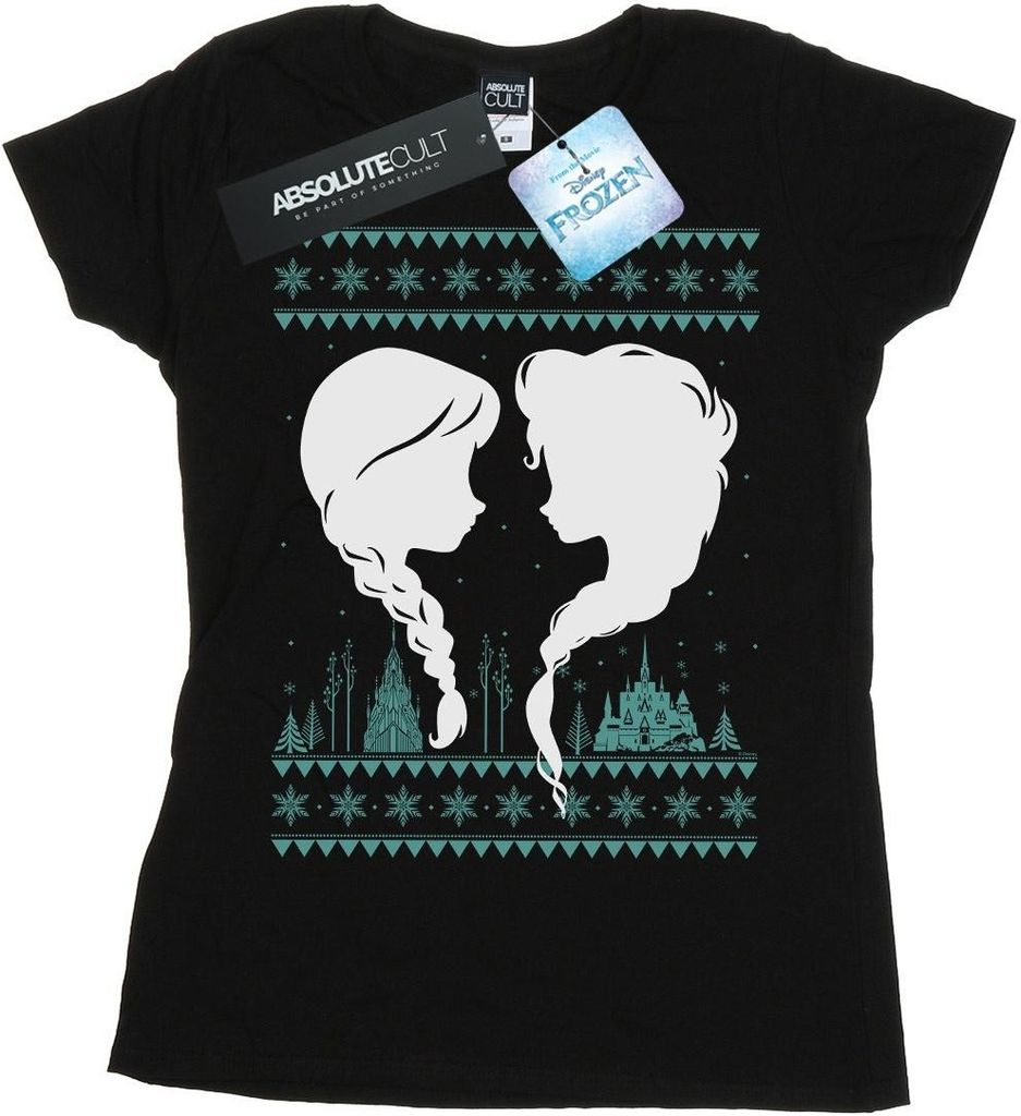Disney - "Frozen" T-Shirt für Damen BI22073 (XXL) (Schwarz)