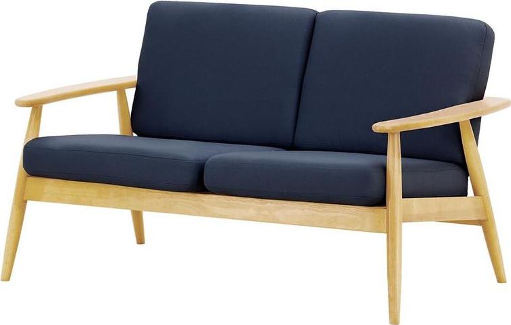 Zweisitzer Gartensofa Demure Aqua-Kanaria 7024-8001 like oak
