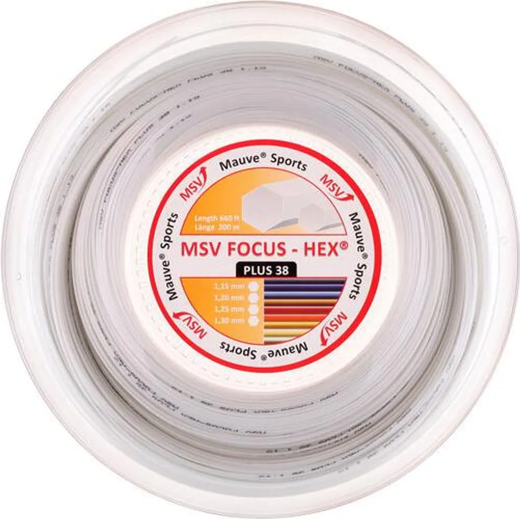 Corde Focus HEX Plus 38 blanc 200 m tressée pour effets et contrôle