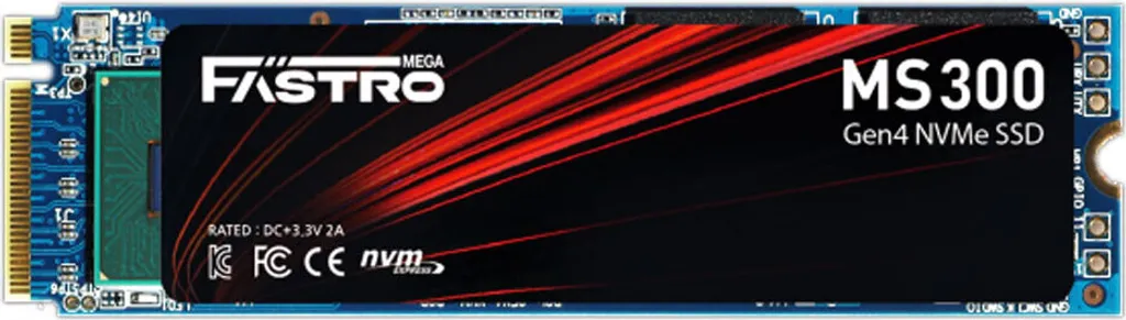 SSD Interne MEGA Fastro 2To MS300 NVMe PCIe pour PC Fixe et PC Portable