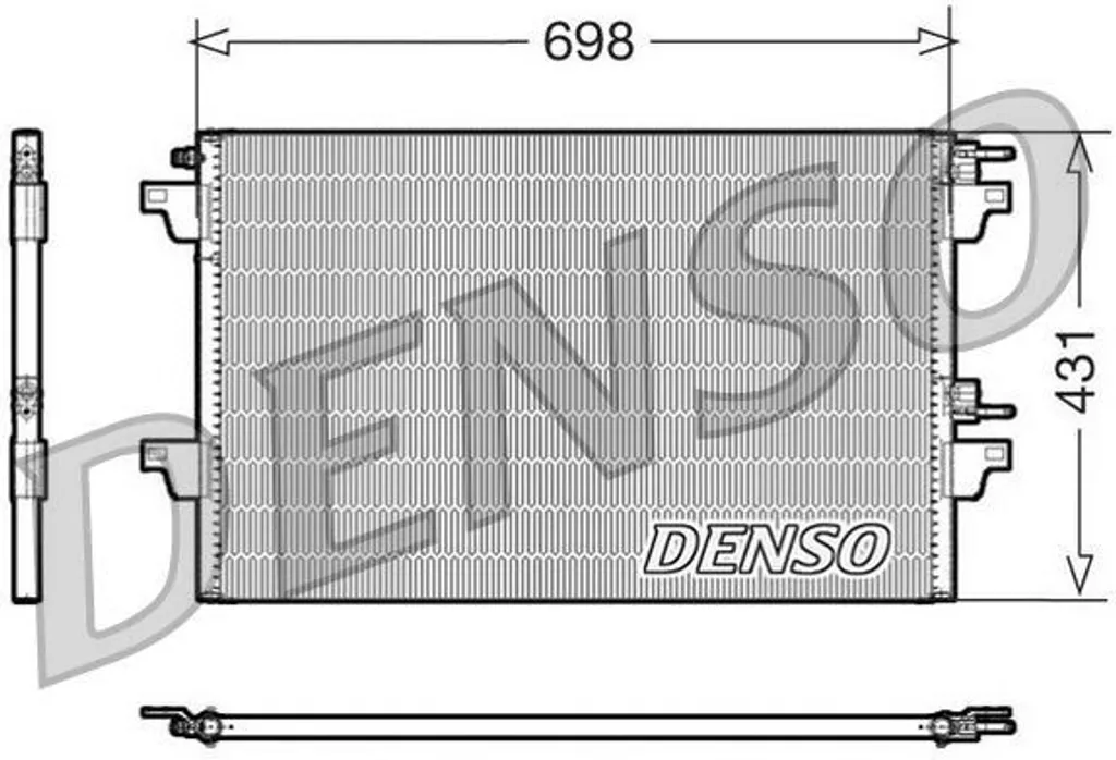 Condenseur de Climatisation OE 8200332851 pour Réparation Renault IV