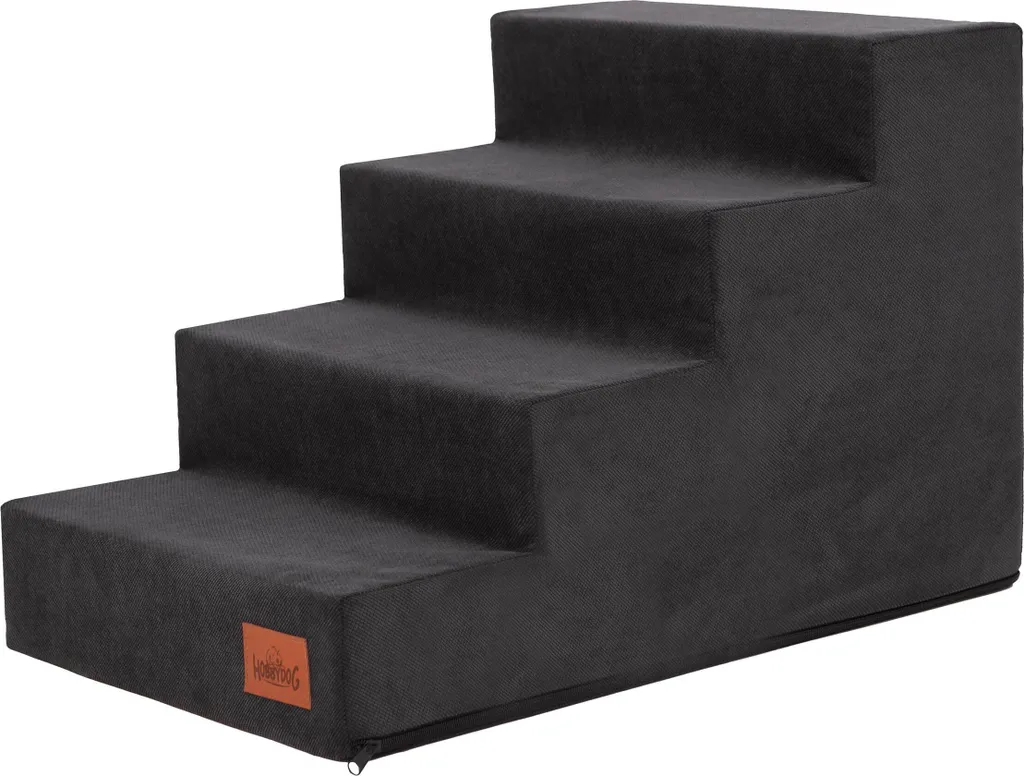Hobbydog Scala per Cani Savoia L 4 Gradini Antiscivolo Nero - Acquista Ora