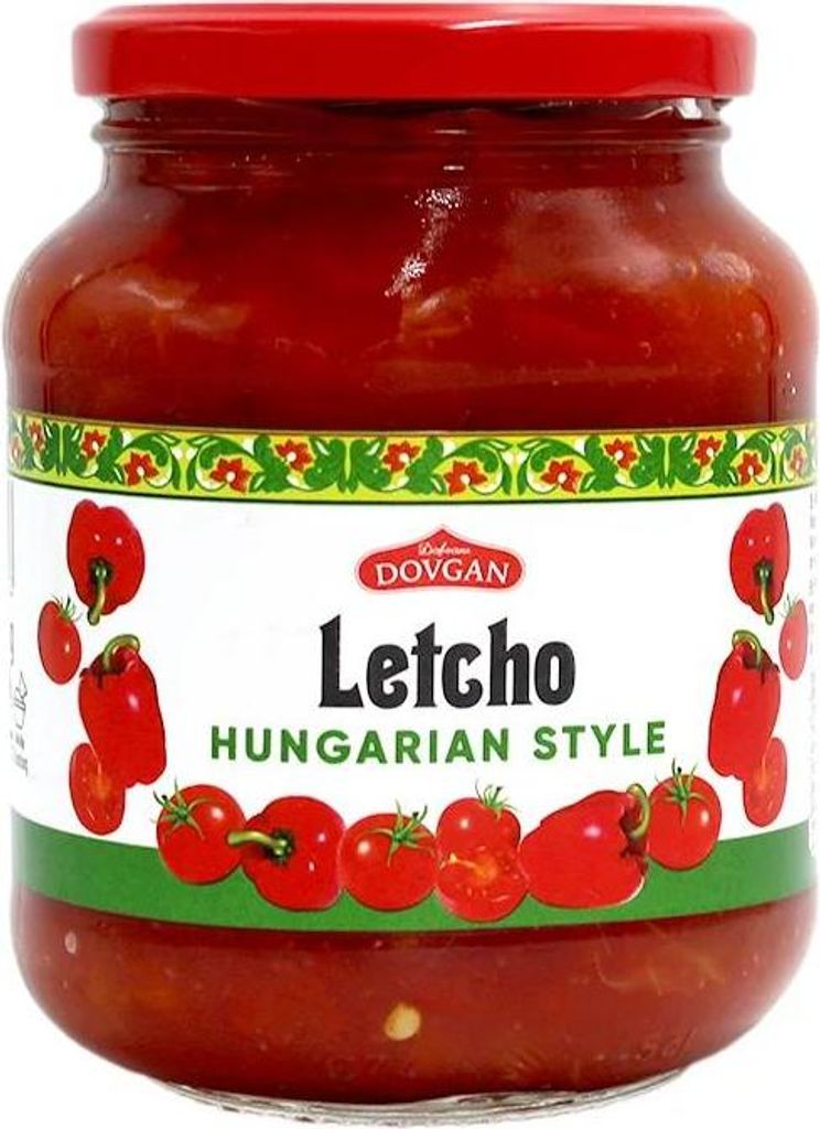 DOVGAN Letcho Paprikastücke in Tomatensauce 450g Produktbild 