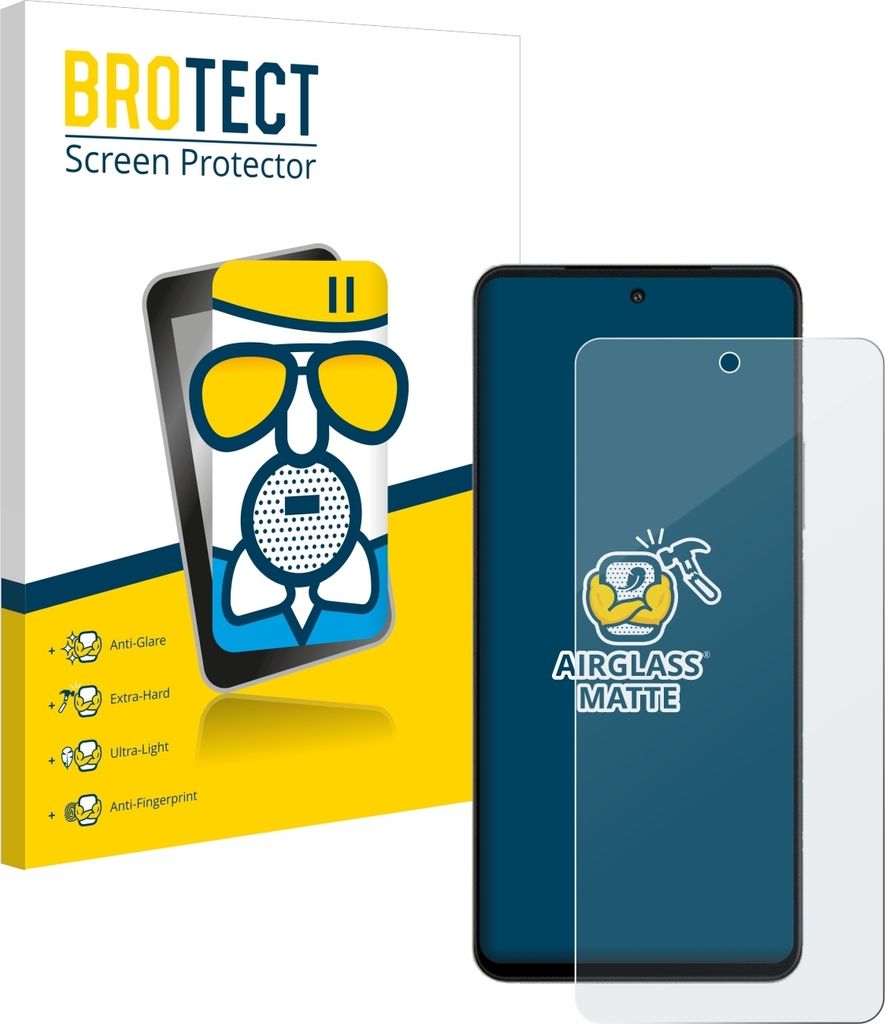 BROTECT Entspiegelungs Schutzglas für Vivo iQOO Z9 Turbo Schutzfolie Panzer Folie Glas Display Schutz matt