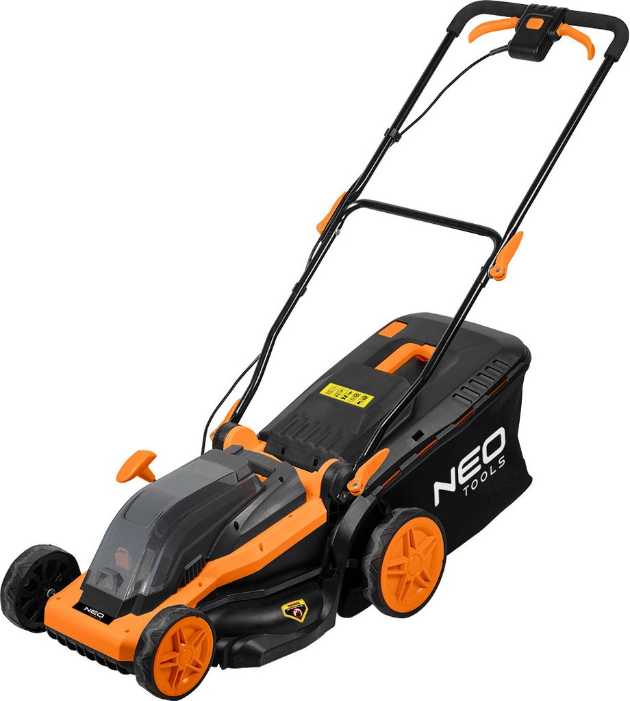NEO TOOLS 36V Akku Rasenmäher - 380mm Schnittbreite, 45L Fangkorb, Bürstenloser Motor, Einstellbare Schnitthöhe, Leichte Konstruktion, Ohne Akku...