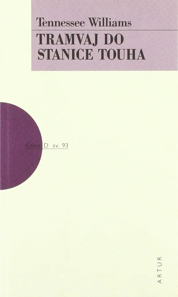 Livre Tramvaj do stanice touha version papier texte tchèque fluide