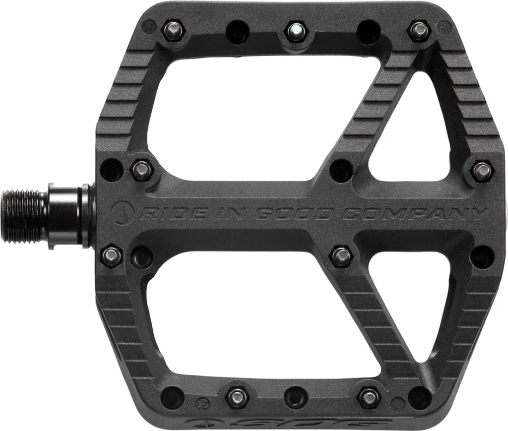 Pédale de plate-forme SDG Comp noire robuste pour VTT et Enduro