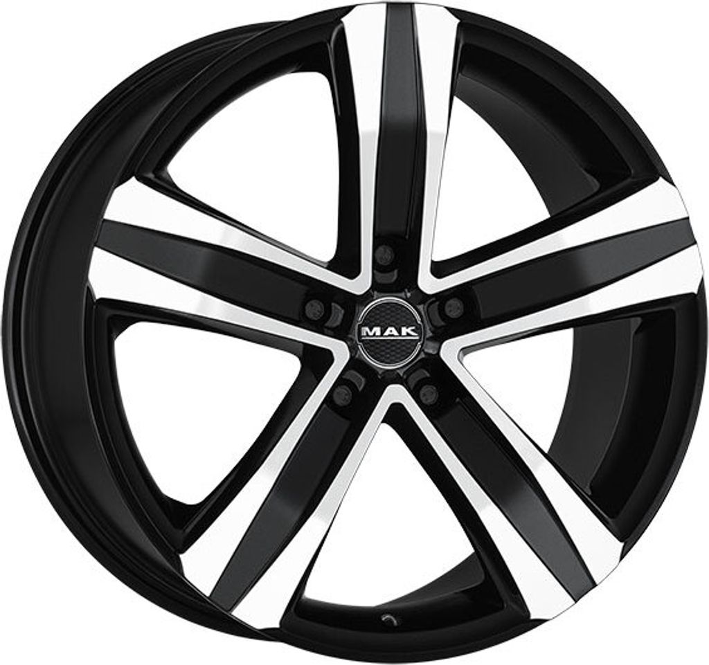 Alufelge Mak Stone 5 3 7X17 5X160 Et 54 Black Mirror