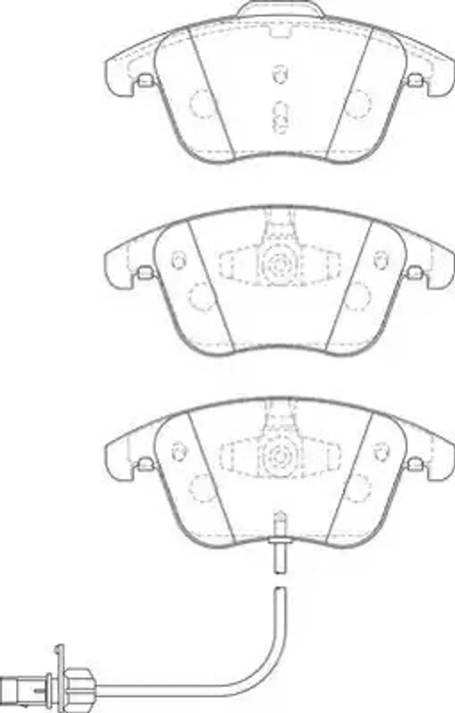 Plaquettes de frein JURID 573258J - Freinage silencieux pour AUDI A4 B8