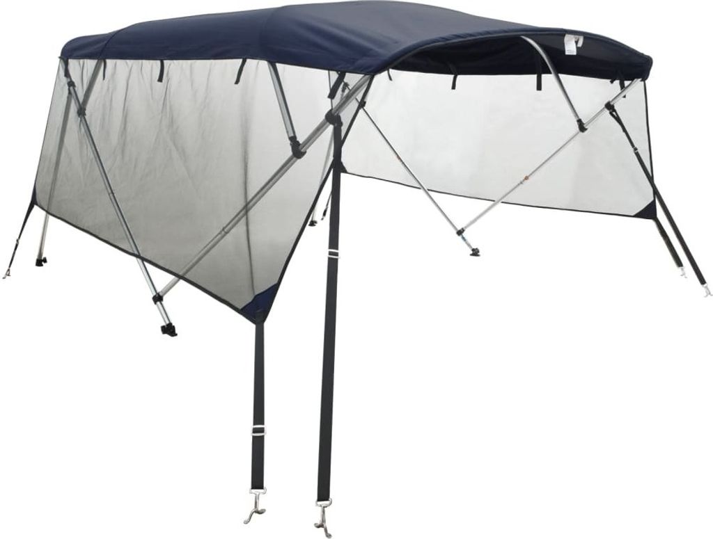 3-Bow Bimini-Top mit Mesh-Seitenteilen 183x(170-182)x137 cm