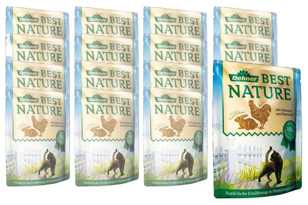 Dehner Best Nature Katzenfutter, Nassfutter, für Produktbild 