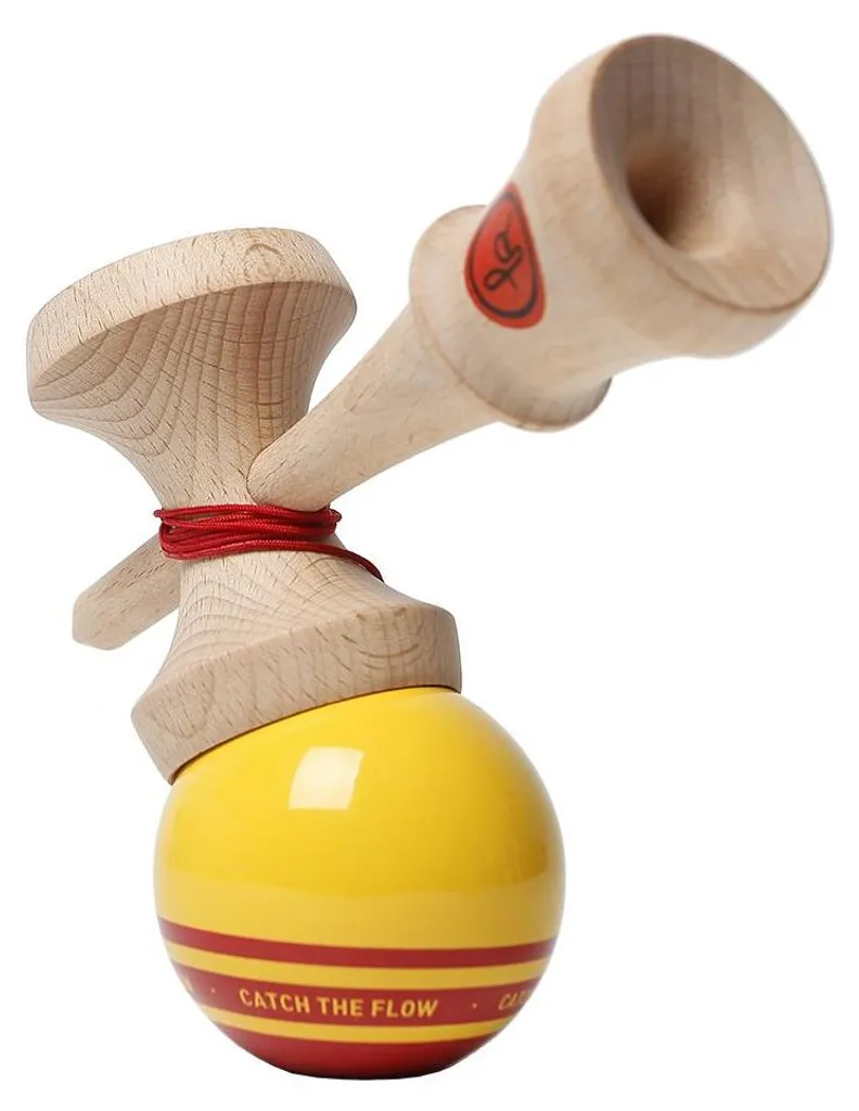 Kendama Record Plus Tayo MC Beech Match Clear - Bois de Hêtre Premium - 2