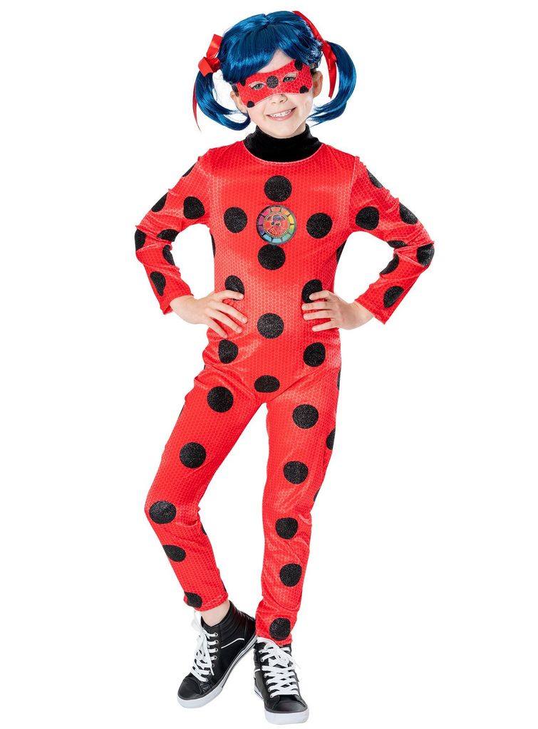 Miraculous - Ladybug Deluxe Kostüm für Kinder Kindergröße: 134-140