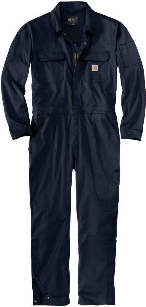 Carhartt Rugged Flex Canvas Overall (Dark Blue,XL)