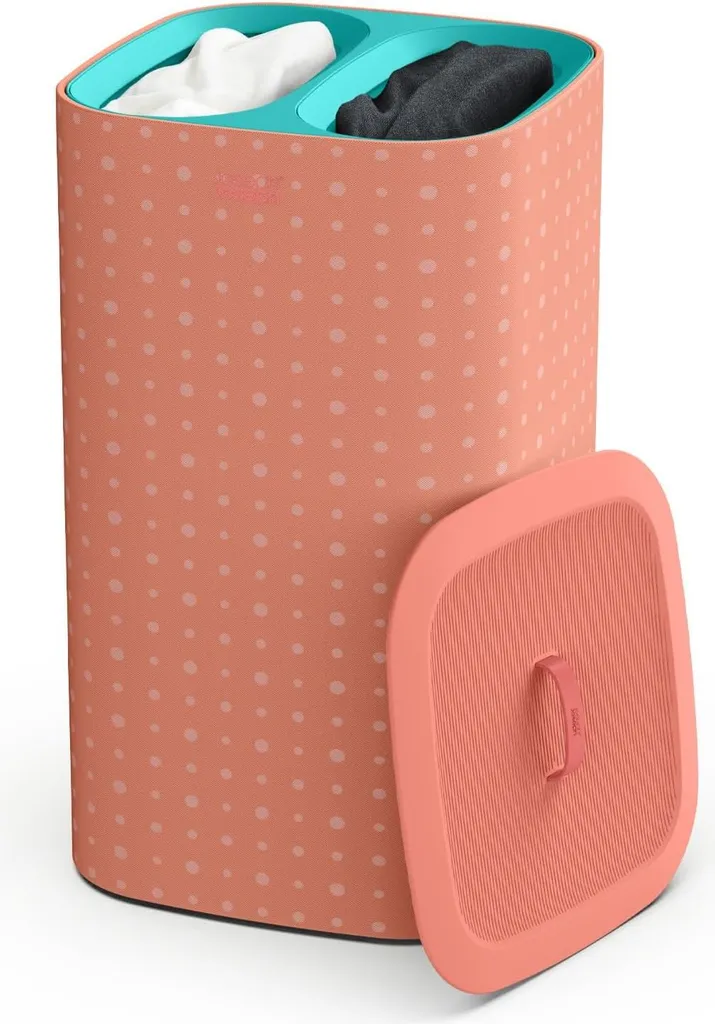 Panier à linge Joseph Joseph Tota Pop 60L Corail - Corbeille de Tri