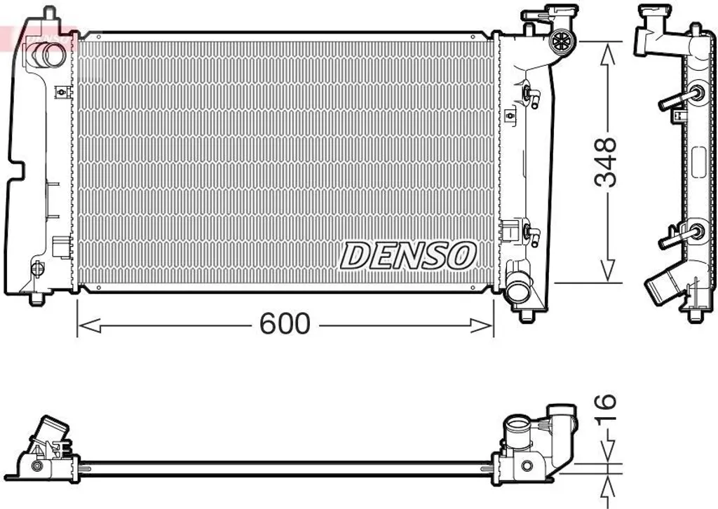 Radiateur de remplacement pour Toyota Corolla E12 - Réparer le moteur