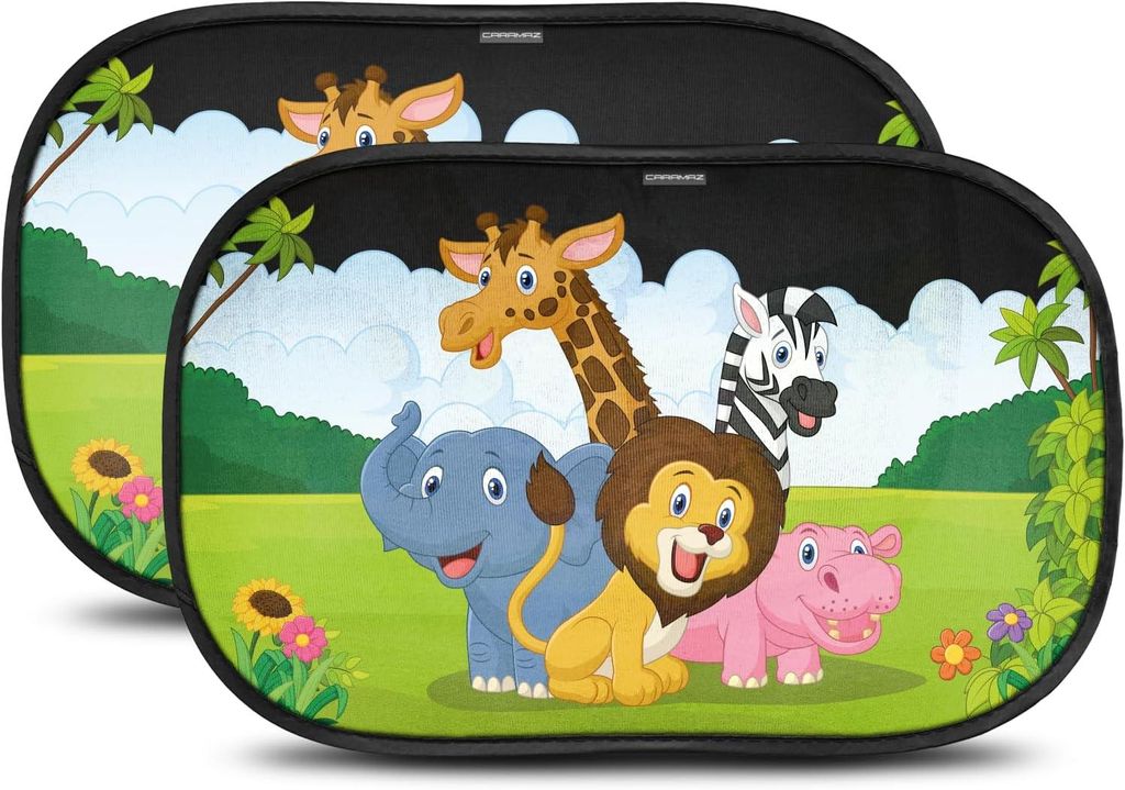 CARAMAZ Auto-Sonnenschutz 51x31 cm mit Saugnäpfen & Produktbild 