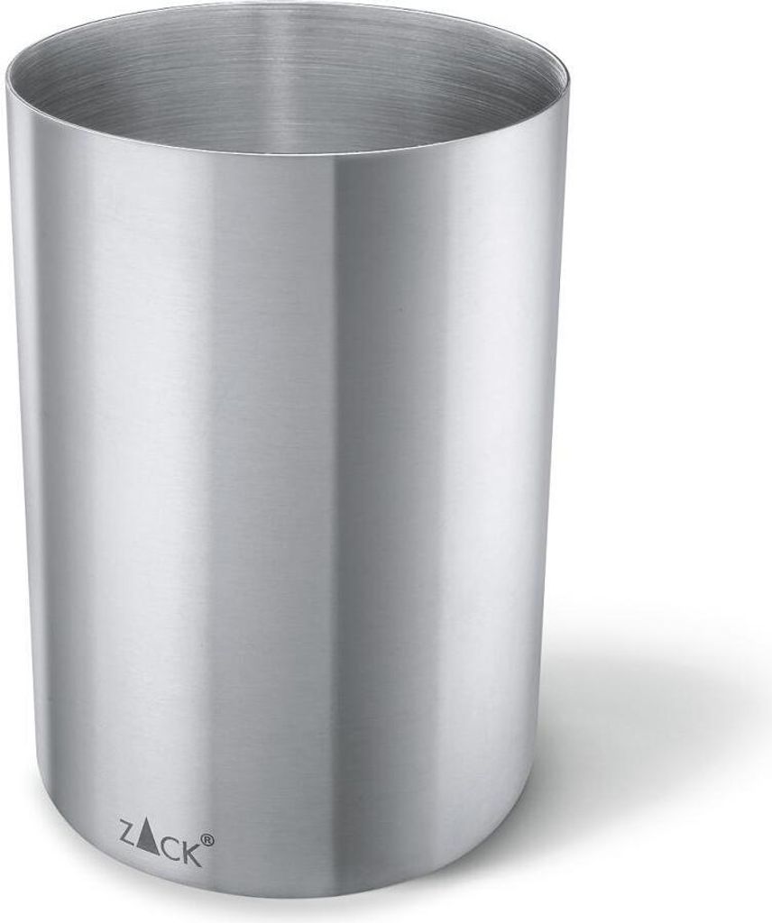 ZACK Zahnputzbecher REZZO Edelstahl gebürstet | ZA-20085 Produktbild 